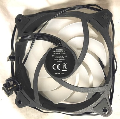 Wentylator do Obudowa do komputera Silver Monkey X Croft