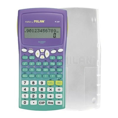 Kalkulator naukowy Sunset 240 funi, zielony