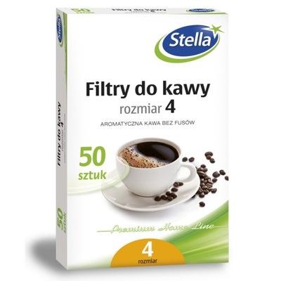 FILTRY DO KAWY NR 4 50SZT STELLA