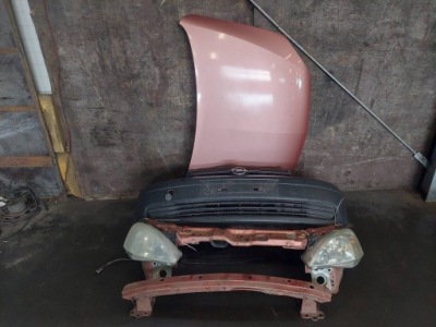 Kompletny перед капот бампер лампи балка opel corsa c z591 фото №1