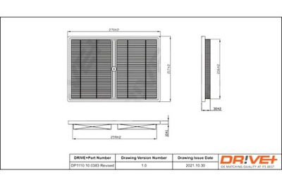 DRIVE+ FILTRAS ORO VOLKSWAGEN 1.0B 14-17 P OLO VAN 