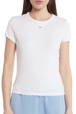 Tommy Jeans T-shirt damski biały DW0DW14876 r XS