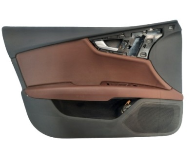 Audi a7 оббивка обшивка двері лівий перед шкіра фото №1