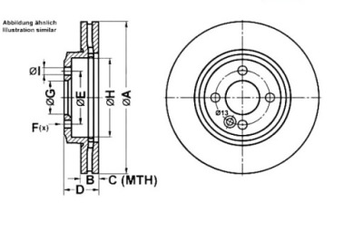 DISQUES FREIN 2PCS MINI (R56) (R57) (R58) (R59 