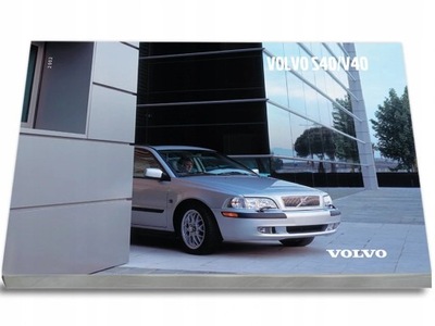 Volvo S40 V40 1999 - 2004 Instrukcja Obsługi