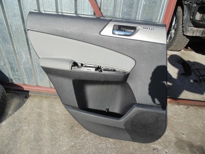 Обшивка дверь левый задняя subaru forester iii 3 фото №1