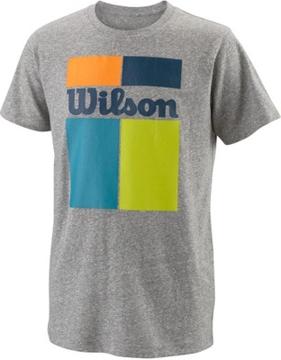 Koszulka tenisowa chłopięca WILSON Grid 152-158