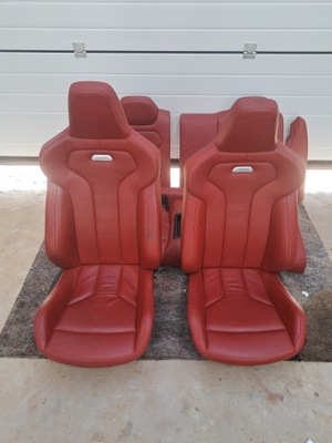 Сидіння заднє сидіння оббивка bmw m4 f82 комплект фото №1