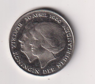 Holandia 2 1/2 guldena 1980 okolicznosciowa