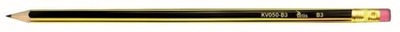 Ołówek z gumką twar.B3 KV050B3 (12szt.)