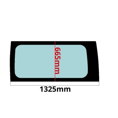 Стекло боковая nissan primastar long левая задняя 0152 фото №1