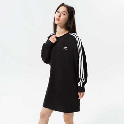 Y3965 adidas originals Sukienka dzianinowa adicolor oversize 34/36