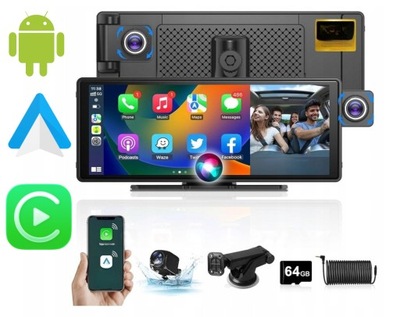 STACJA MULTIMEDIALNA ANDROID RADIO SAMOCHODOWE 10,26" CarPlay Jansite t309s