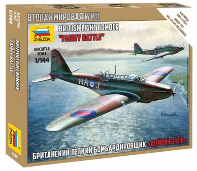 Fairey Battle British Bomber 1:144 Zvezda 6218