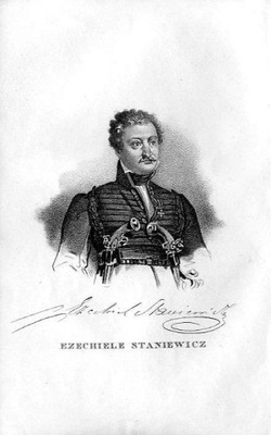 litografia 1833 Ezechiel Staniewicz 1796-1855