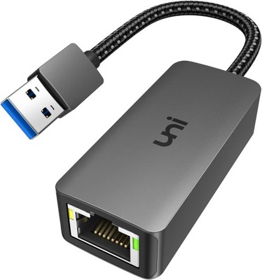 Adapter USB na Ethernet, uni bez sterownika USB 3.0 na 100/1000 Gigabit