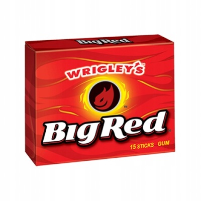 Gumy Big Red Wrigley's 15 listków Cynamonowe