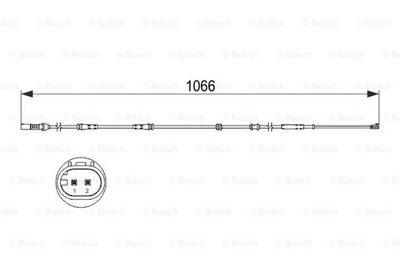 ДАТЧИК ZUŻYCIA КОЛОДОК ТОРМОЗНЫХ BOSCH 1-987-473-501