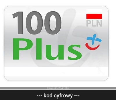 Doładowanie Plus 100 zł Plush Simplus