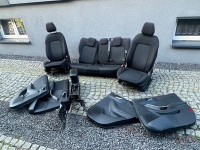 Ford puma mk2 сиденья заднее сиденье обшивки туннель czerwona nić 20r фото №1