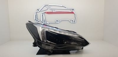 Subaru xv ii full led 84002fl120 лампа права europa фото №1