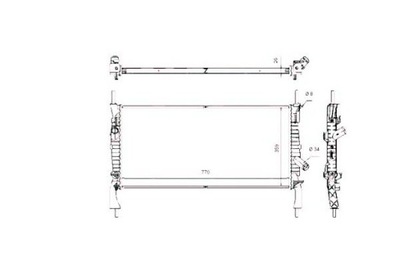 AUŠINTUVAS VARIKLIO NRF 6C118005CB 1383317 6C1H8005C 