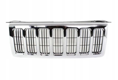 Jeep commander wh решітка радіатора решітка середня перед хром czarna 2005 - 2010 фото №1