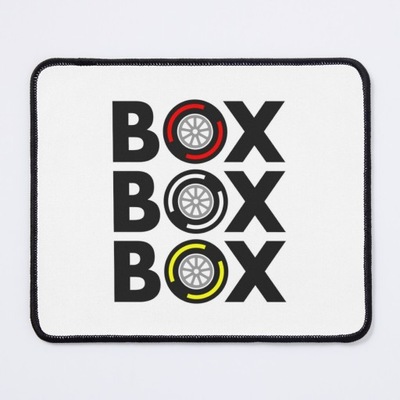 Podkładka pod mysz „Box Box” F1 Tire Compon
