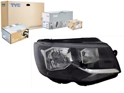 Фара l vw transporter t6 04.15-02.19 tyc фото №1