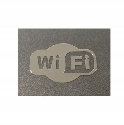 Naklejka WiFi Metal Edition 30 x 20 mm 223b