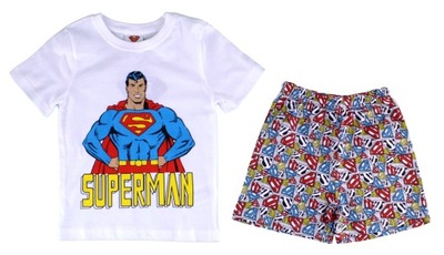 Piżama krótka chłopięca 6 lat SUPERMAN 116 cm