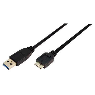 LogiLink micro USB-B 2.0m czarny