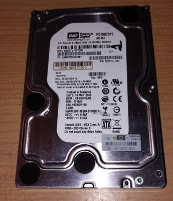 Dysk twardy Western Digital RE3 WD1002FBYS 1TB SATA II 3,5"