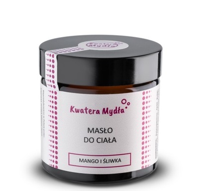 Masło do ciała MANGO I ŚLIWKA 60 ml KwateraMydła