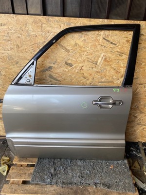 Дверь левая передние mitsubishi pajero iii 5d стекло молдинг фото №1