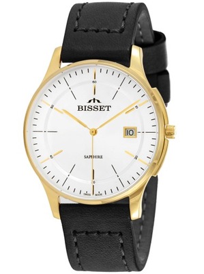 RELOJ MESKI BISSET BSCF27 (ZB093H) - SZAFIROWE VIDRIO  