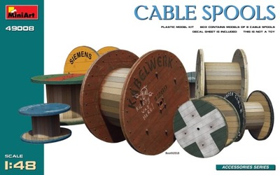 Cable Spools 1:48 MiniArt 49008