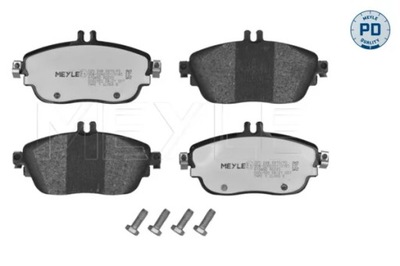 0252486919/PD КОЛОДКИ HAM. DB P. W176/W246 A-CLASS/B-KL