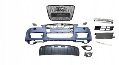 Audi q7 4l рестайлінг  2009-2015 бампер передній перед фото №1