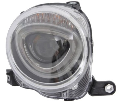 Фара лампа перед fiat 500 500c 08/15- правый фото №1