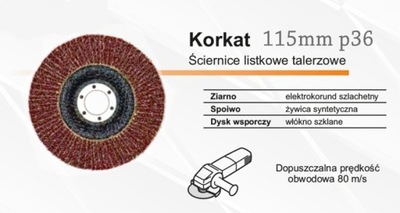 Ściernica Listkowa Talerzowa 115mm P36