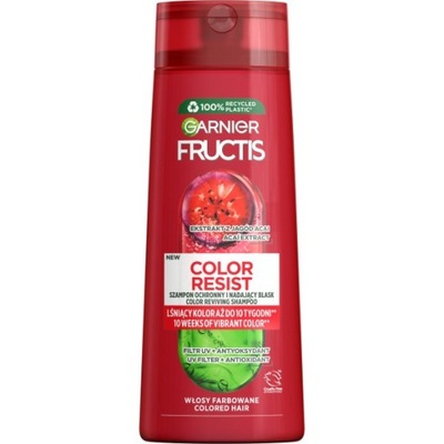 Garnier Fructis Color Resist Szampon nadający blask do włosów farbowanych