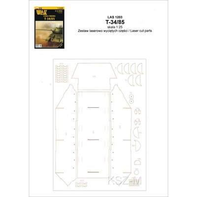 Szkielet do czołgu T-34/85 - WAK 3-4/2012