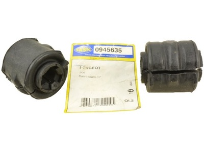 Sasic 2x гумовий елемент гумки стабілізатора peugeot 306 17mm фото №1
