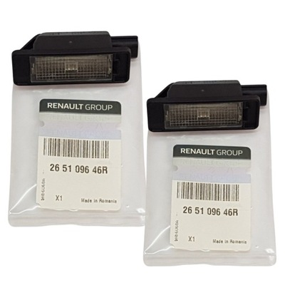 Лампа номерного знака регистрационный renault megane iv scenic iv оригинальный номер - 2 штуки фото №1