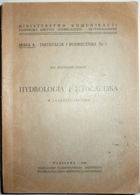HYDROLOGIA I HYDRAULIKA Kazimierz Dębski