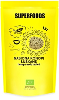Nasiona konopi łuskane BIO 200g Bio Planet