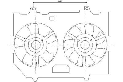 Nissens вентилятор радіатора з корпус nissan x- фото №1