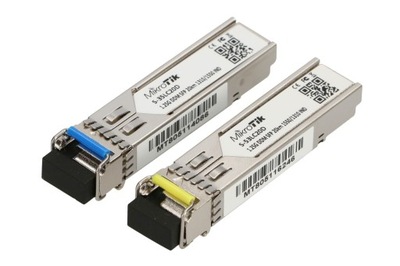 Moduł SFP MikroTik S-3553LC20D 1,25Gb/s 20km Jednomodowy Para T1310nm/R1550