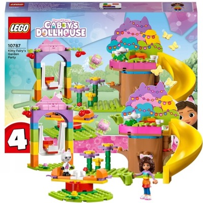 LEGO Koci domek Gabi Przyjęcie w ogrodzie domek na drzewie i zjeżdżalnia